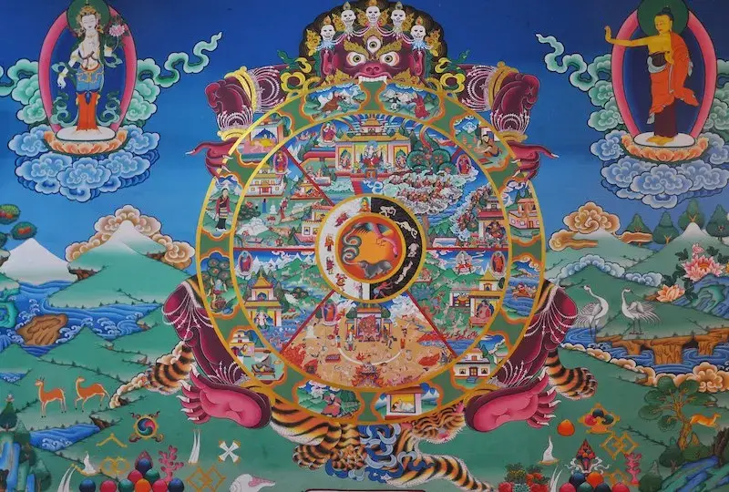original wheel of life buddhist