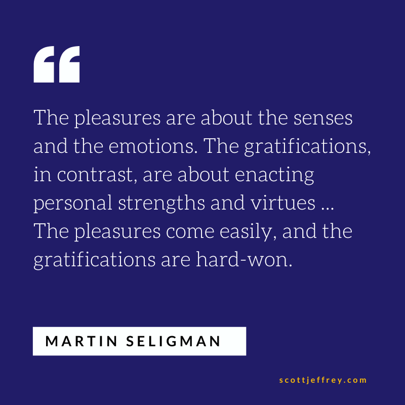 seligman authentic happiness quote