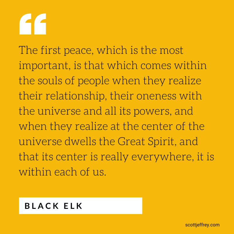 center yourself black elk