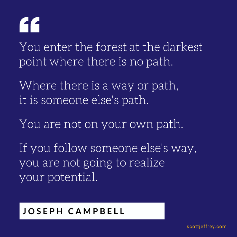 hero's journey steps joseph campbell quote