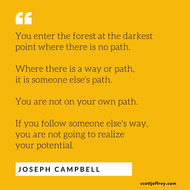 self discovery quote joseph campbell
