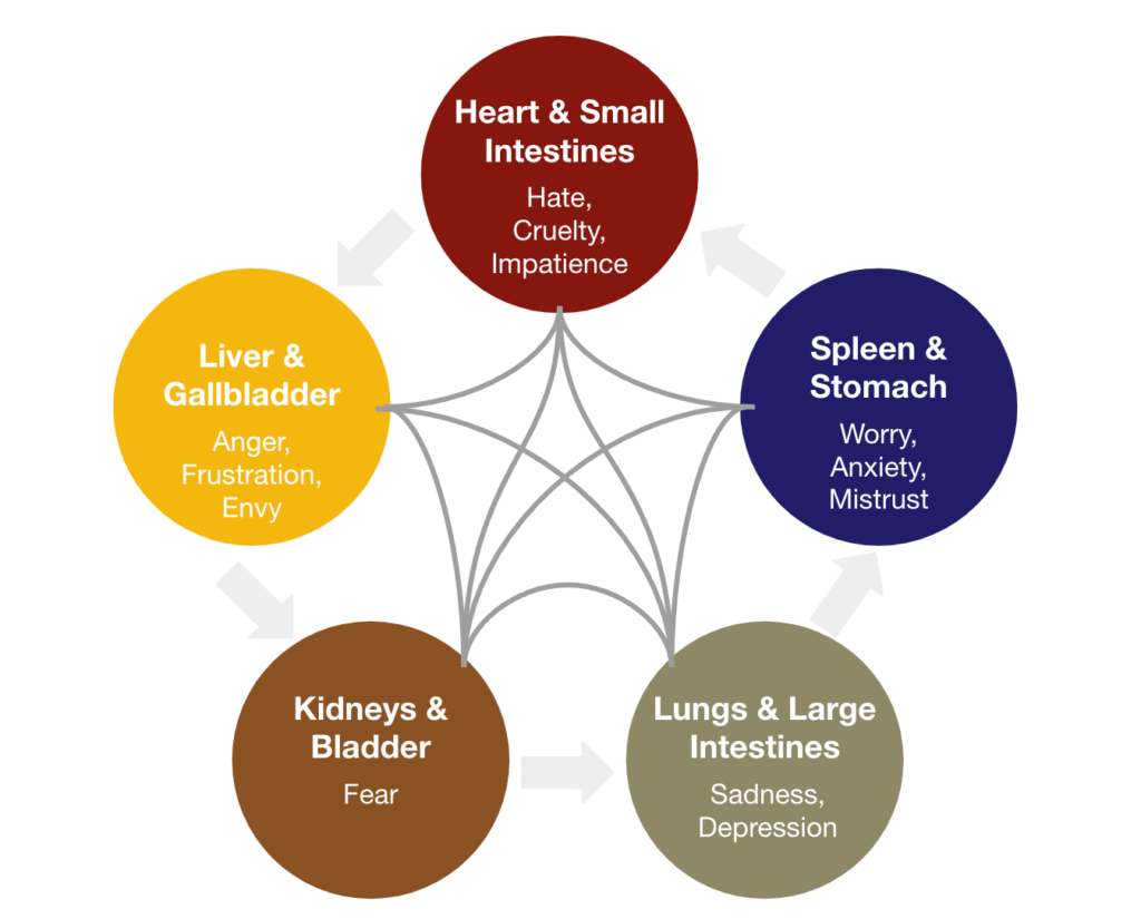 five organs qigong theory jing